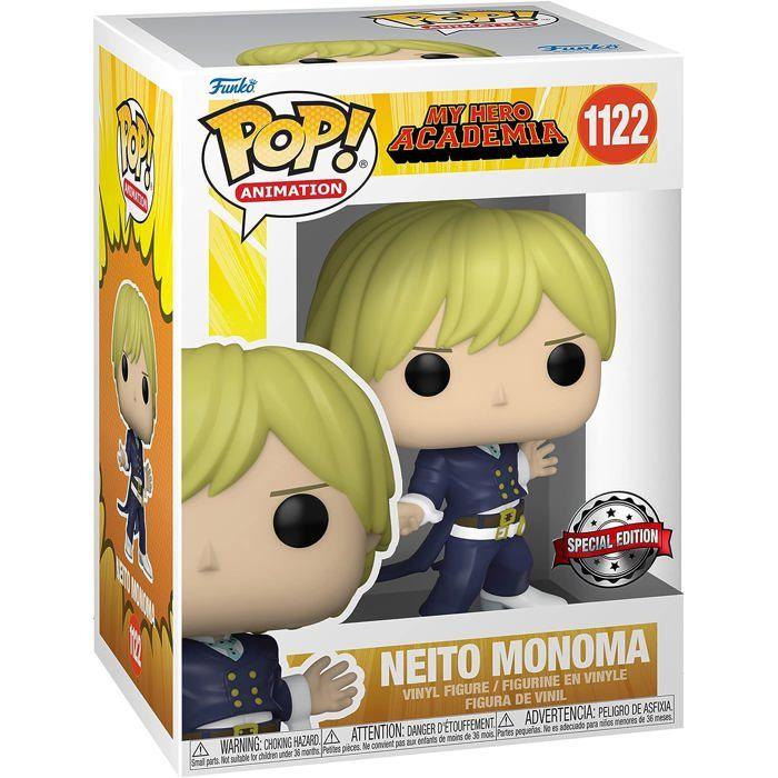 Figurine funko pop! - my hero academia - neito monoma - multicolore - exclusivité - 9 cm