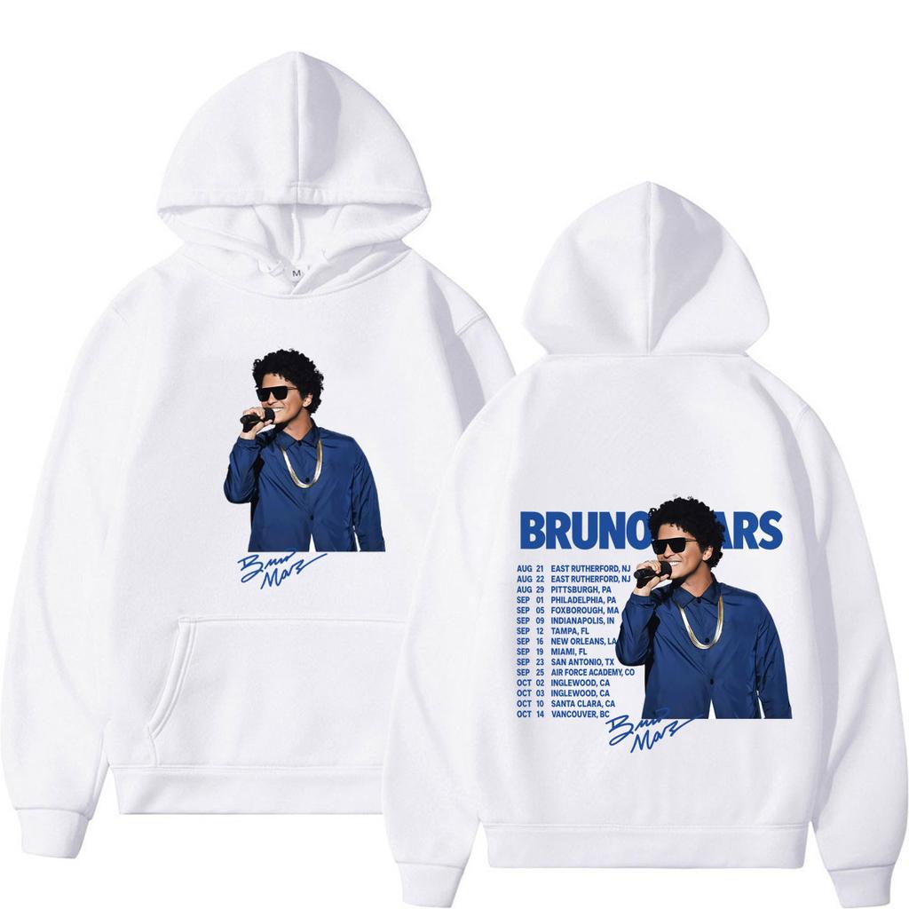 Bruno Mars The Romantic Tour 2026 Print Hoodie Man Woman Fashion Sweatshirts Long Sleeves Loose Casual Hip-hop Punk Pullover