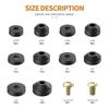48 Pieces Rubber Faucet Washer Plumbing Repair Kit Easy to Replace with Screw Assorted Seal