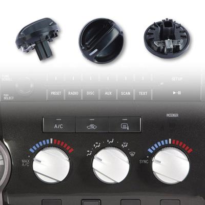 3Pcs Air Conditioner Switch Car Styling Sturdy Compact Air Conditioning Heat Control Knob