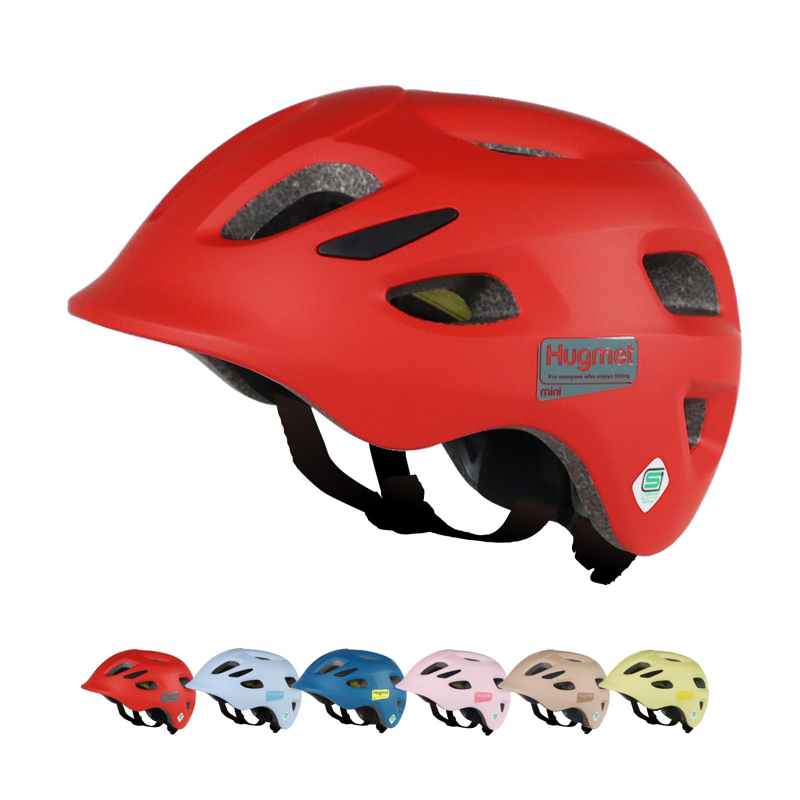 

HUG Bicycle SG PC for Babies and Suitable for Elementary School Students and Younger Small Head Standard Kids Helmet, Certified, Ultra-Hard Material,