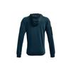 Under Armour Rival Terry Scribble Sportlogo Lässiger Hoodie Herrenjacken Dunkelblau 1366406-413