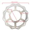 260mm Motorcycle Front Brake Disc Rotor For Honda CR 125E 125R 250E 250R CRF 250R 250X 450R 450RX 450X DirtBike Supermoto Parts