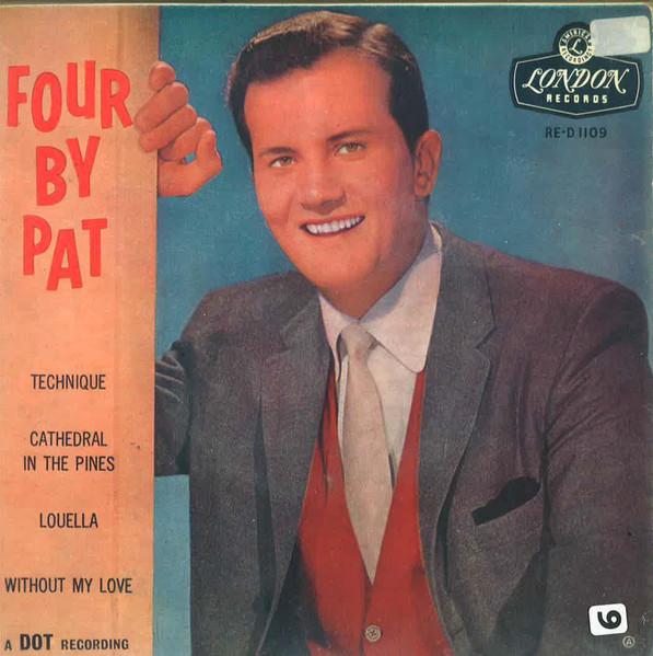 

7inch Record PAT BOONE - Four By Pat RED1109 London Records 1957 UK Pop Used