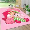 1Pc Strawberry Shortcake Dreamscape Carpet Rug Customizable Soft Washable Antislip Home Living Room Sofa Mats Personalized Rug 0917253