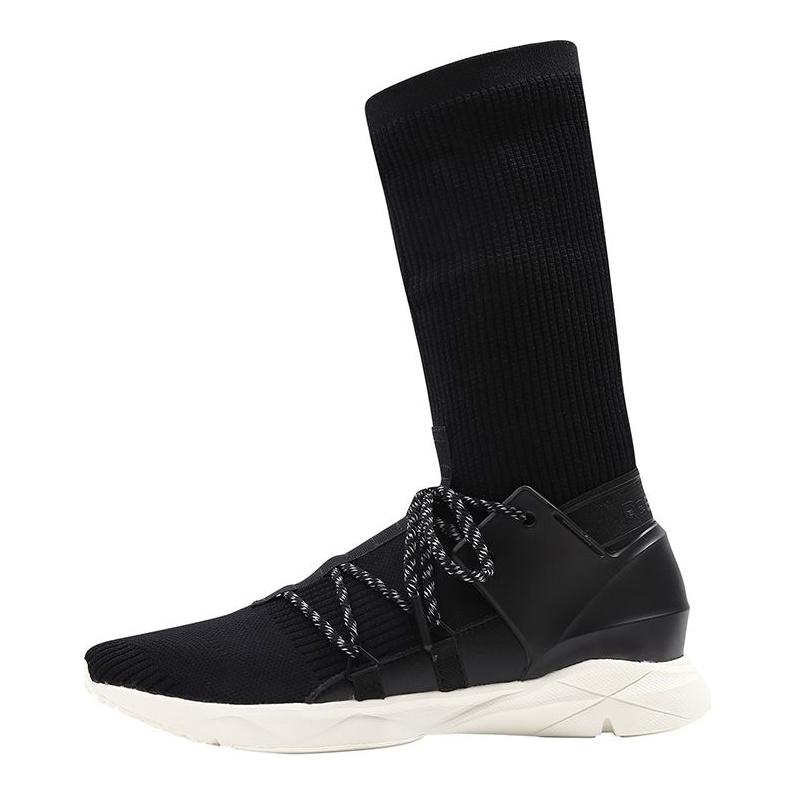 Reebok Runner Caged Sock High-Top Running Shoes Unisex Sneakers Black CN2486