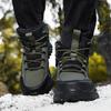 NYE Vintersnøstøvler for menn til vanntette sneakers i skinn Supervarme herrestøvler Utendørs terrengsko til menn Arbeidssko str. 39-48