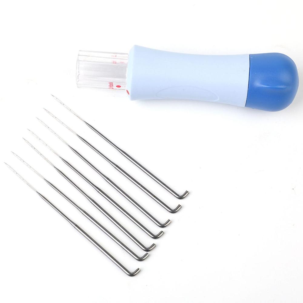 3/7 Needles Plastic Handle Metal Embroidery Accessories Punch Tool Wool Felt Stitch Felting Needle