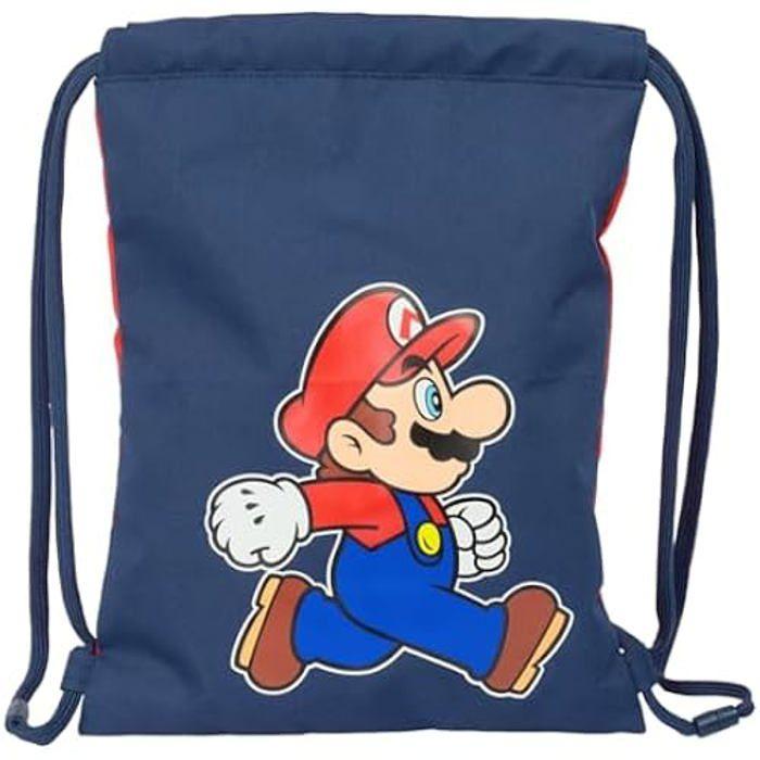 Sac à dos - SAFTA - SUPER MARIO TRICK - Junior - Confortable - Synthétique - Bleu