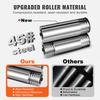 SucceBuy 45/57/75/76 Mm Jewelry Rolling Mill Machine 3in1 Multi-function Rolling Mill for Metal Jewelry Making Sheet Square Wire