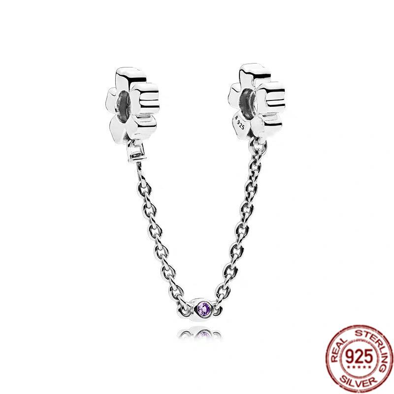 Niedriger Preis Familie Baum Herz & Schmetterling Sicherheit Kette Charms S925 Sterling Silber