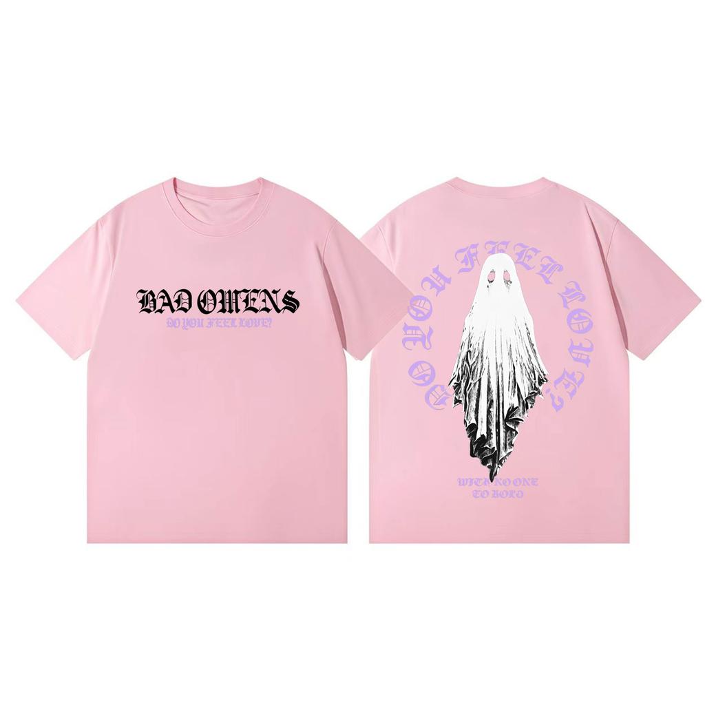 Rock Band Bad Omens Tour 2026 Maglietta Gotica Vintage Manica Corta Uomo Donna Moda Casual Maglietta Oversize Streetwear
