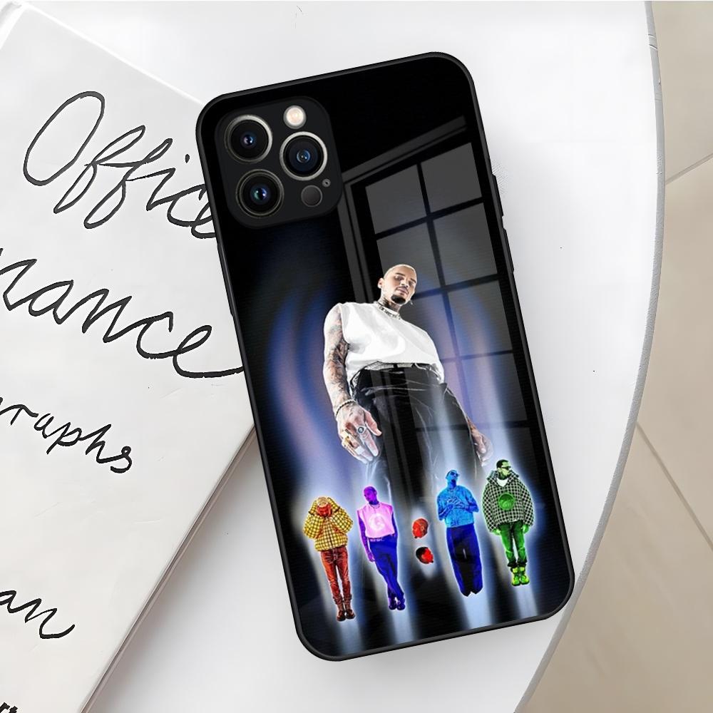 Chris Brown 11 11 Singer Phone Case for Iphone 17 16 Air 15 14 12 11 13 Pro Max Mini X Xr Xs Se Puls glass Cover