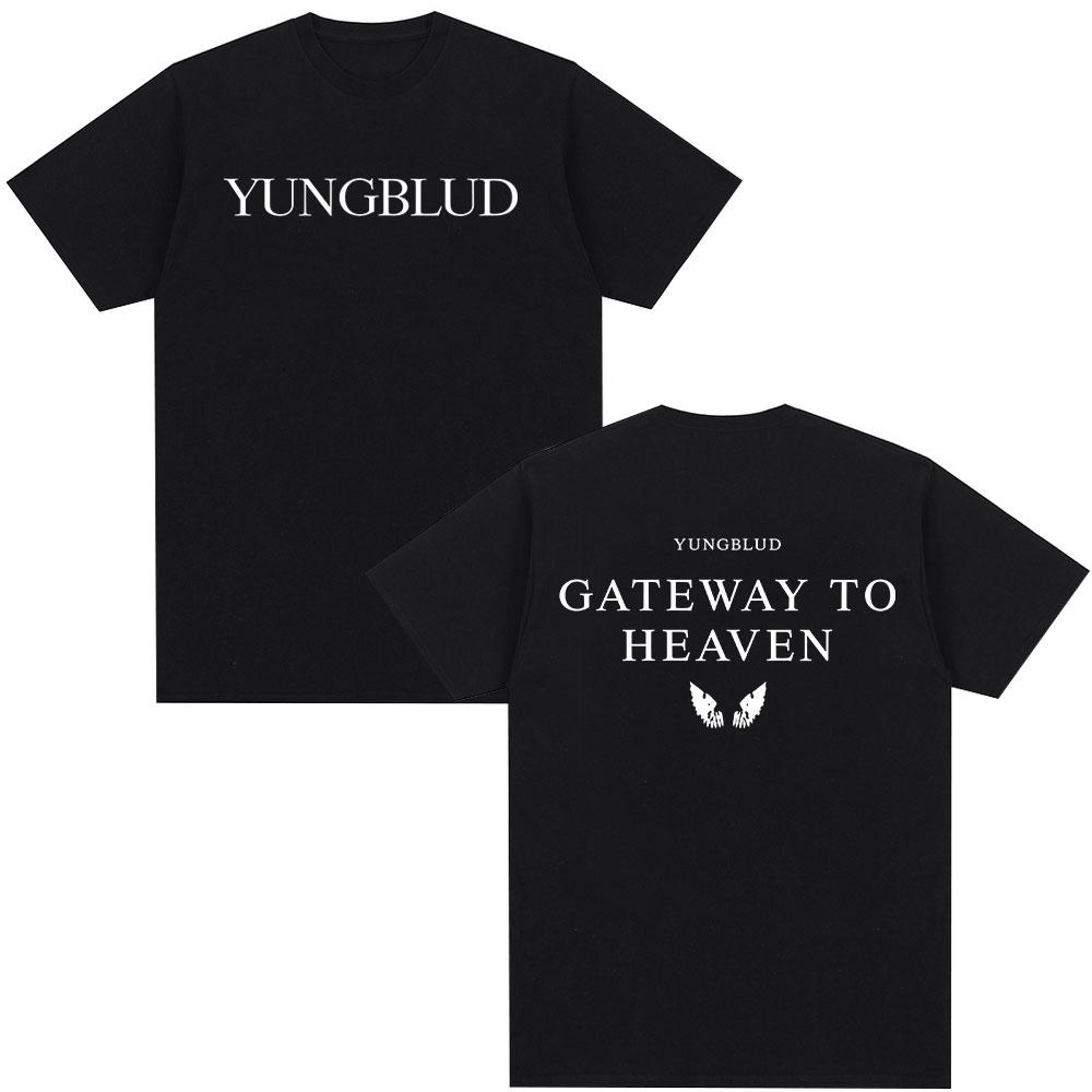 

Yungblud IDOLS Album Gateway To Heaven T Shirt Men Women Clothing Hip Hop Short Sleeve T-shirts Oversized Summer Cotton T-shi... S разноцветный