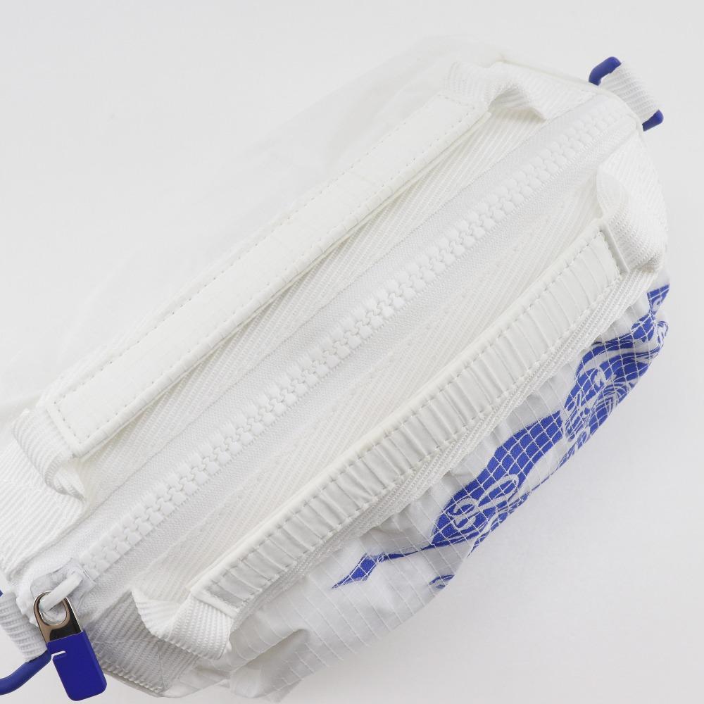 BURBERRY ML Duffle XS Shoulder Bag 8080796 3-way crossbody bag White blue Nylon unisex Used