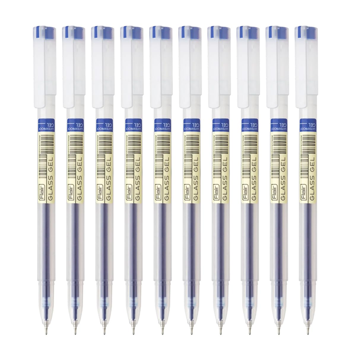 

Flair Gel Pen Pack of 1 x 20 | 0.6 mm Blue Ink for Smooth, Smudge-Free Writing at School, Office & Journaling