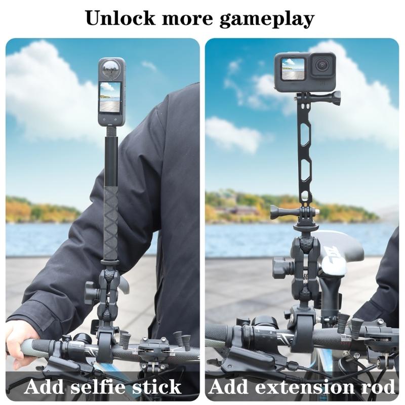 Adjustable Camera Clamp Mount for Camera Perfect for Outdoor Recording Stable Mount for Action Cameras