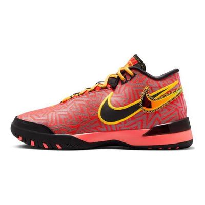 Zoom LeBron NXXT Genisus EP Bright Crimson Sundial Herren Sneaker Rot Schwarz Laser-Orange HF0711-600