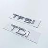 G7 Chrome Silver ABS Numbers Letters Q2 Q3 Q4 Q5 Q6 Q7 Q8 TDI TFSI 2.0T Emblem For QQ6 Q series Car Fender Trunk Rear Logo Sticker
