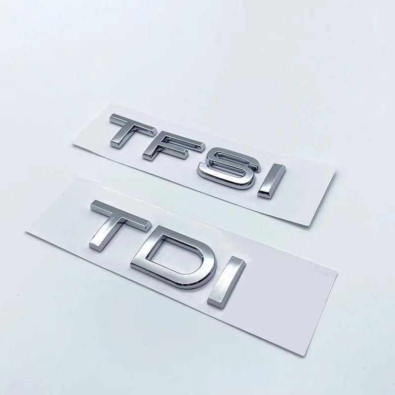 G7 Chrome Silver ABS Numbers Letters Q2 Q3 Q4 Q5 Q6 Q7 Q8 TDI TFSI 2.0T Emblem For QQ6 Q series Car Fender Trunk Rear Logo Sticker