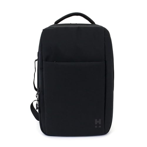 Hapitas Plus HPL5155 Business Backpack, Water-Repellent, Antibacterial, Black