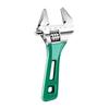 6/8inch Adjustable Wrench Wide Jaw Opening for Plumbing Auto Repair Home Maintenance Hand Tool