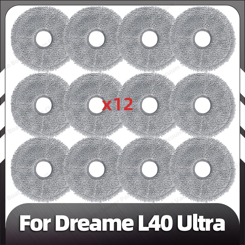 Compatible for Dreame L40 Ultra Replacement Main Side Brush HEPA Filter Mop Pads Spare Parts Accessories