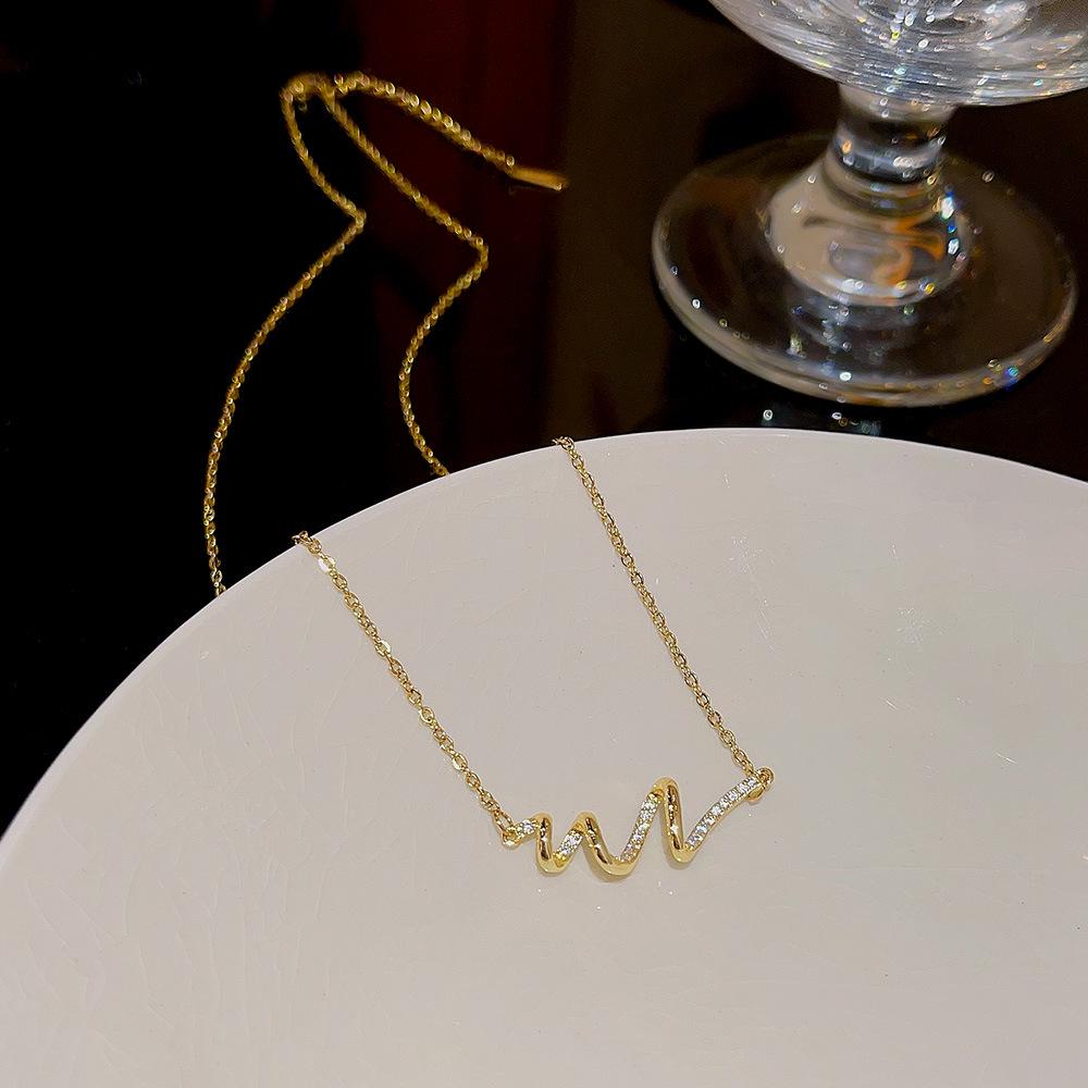 Korean Minimalist Geometric Choker - Titanium Steel Clavicle Necklace