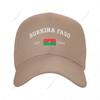 Baseball Cap Burkina Faso EST Independence Day Wild Sun Shade Peaked Adjustable Outdoor Caps