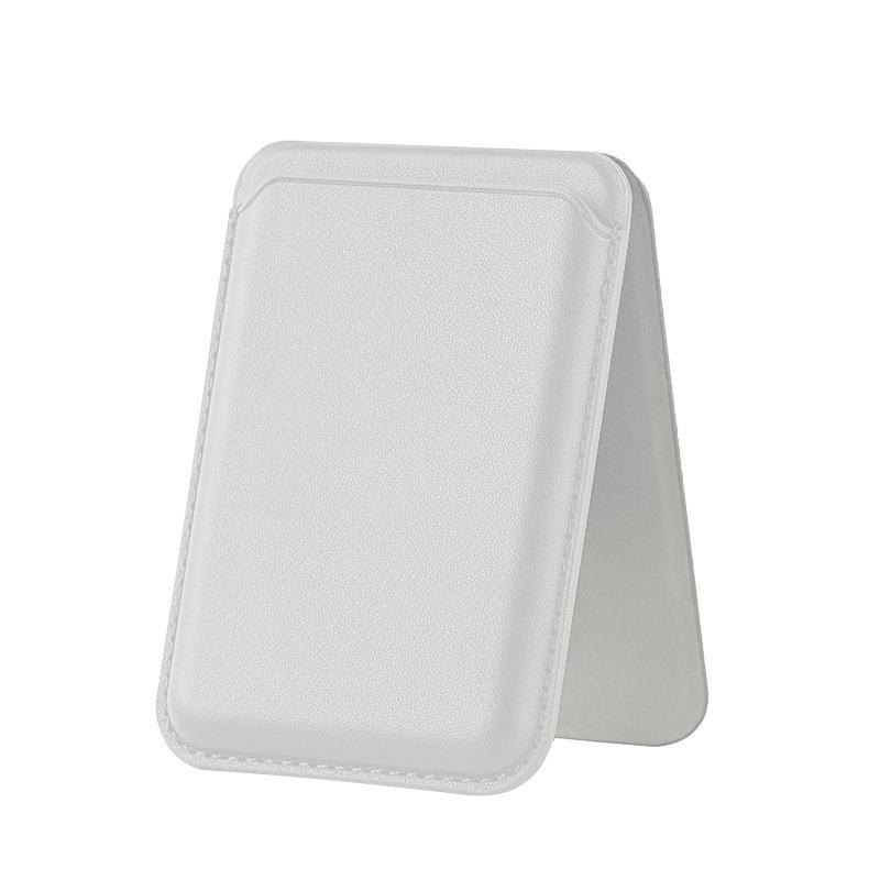 iPhone 12-17 MagSafe Magnetic PU Leather Card Holder & Phone Stand - Light Luxury Style