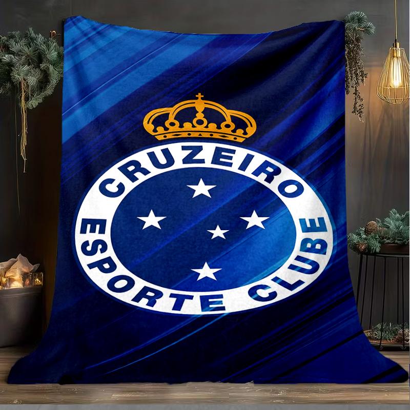1PC Fc Esporte Printed Soft Flannel Blanket Throw for Adult Bedroom Living Room Sofa Camping Travel Fan gifts Christmas Gifts