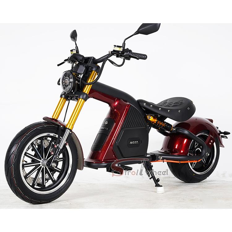 Stock Entrepôt Allemagne Citycoco 4000W Trottinette Électrique EEC COC Vente Directe Usine Citycoco pour Hommes et Femmes Moto 72v