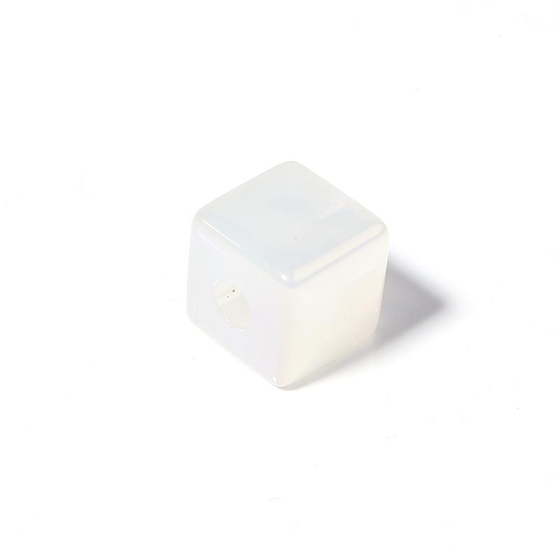 

10Pcs New Acrylic Square Fluorescent Beads Cute Large Hole Loose Spacer Bead Diy Bracelets Jewelry Women Charm Accessories 14mm 10Pcs