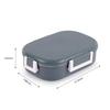 Insulated Steel Lunch Box For Kids School Picnic Use With Leak Proof Lid And Veg Box In Grey With 700ml Capacity