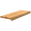 Vidaxl Stopnie Schodowe, 8 Szt. Brązowe 70X30X2Cm Lite Drewno Dębowe