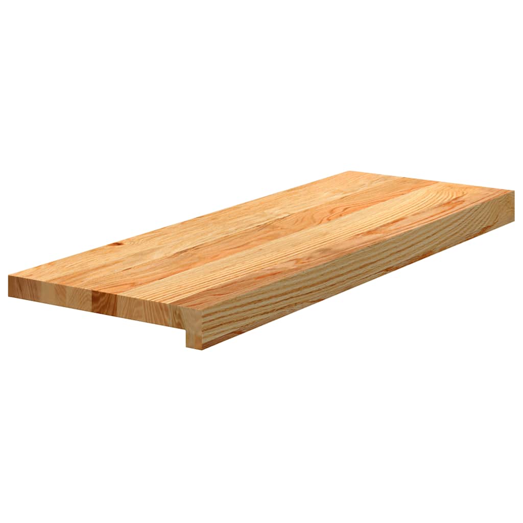 Vidaxl Stopnie Schodowe, 8 Szt. Brązowe 70X30X2Cm Lite Drewno Dębowe