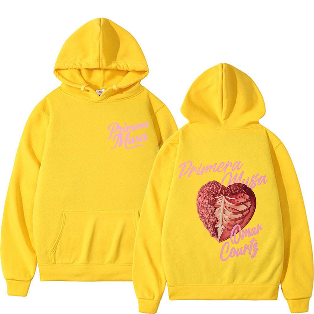 Rapper Omar Courtz Primera Musa  Graphic Hoodies Men's Clothing Vintage Hip Hop Hoodie Oversized Loose Sweatshirt Streetwear