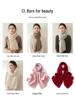 100% Pure Cashmere Women's Scarf - Fashionable, Warm, Comfortable, Solid Color Knit for Autumn/Winter