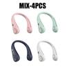 USB Hanging Neck Fan Portable Bladeless Mini Rechargeable Mute LED Digital Display Electric Air Cooler Handheld
