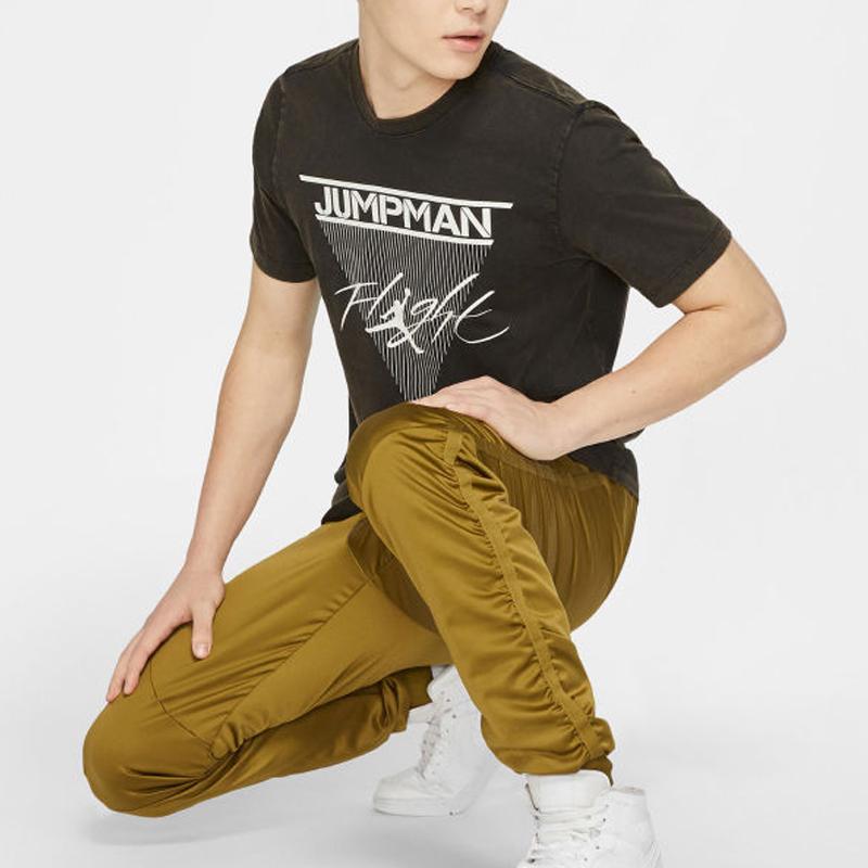 Jordan Jumpman Flight Graphic Short Sleeve T-Shirt Men Tops Black CD5643-010