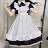 Cos black and white maid outfit cute maid soft girl dress Japanese sexy catwoman uniform set