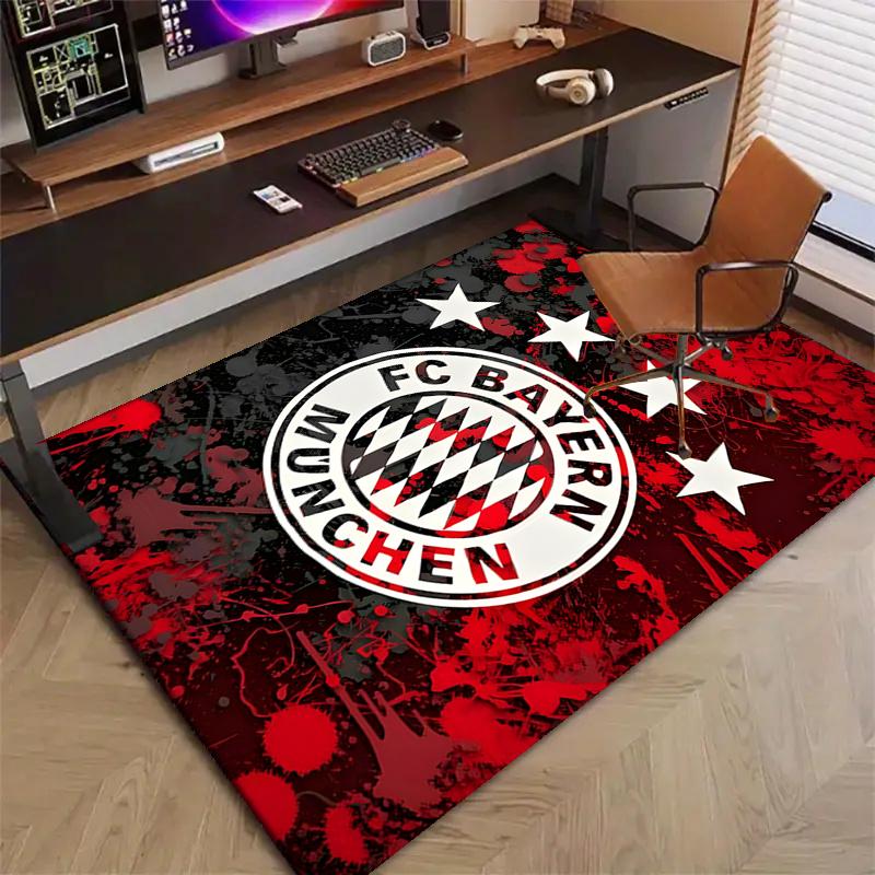 B-Bayern Munich (6)Printed Area Rug Carpet for Bedroom Living Room Home Decor Rugs Mat Non Slip Mat Rug for Bedside