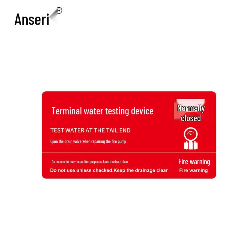 Ansell End Water Test Device Sign