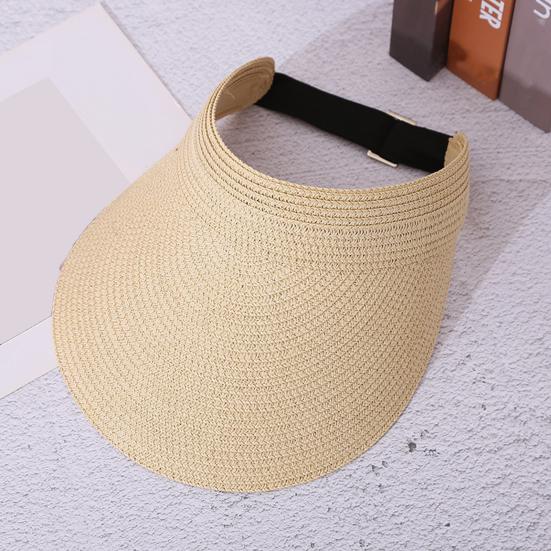 Summer Weave Sun Visor Adjustable Hat Wide Brim UV Protection Breathable