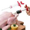 Turkey Injector with 3 Marinade Screw-on Needles Portable BBQ Grill Meat Turkey Marinade Flavor Injecting Tools