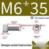 304 Stainless Steel Hex Socket Head Cap Screws, Cylindrical Head, DIN912.
