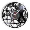 Wildlife Forest Hunting Animal Wall Clock Hunting Art Vinyl Record Wall Clock Home Wall Decoration Hunting Hunter Gift Watch