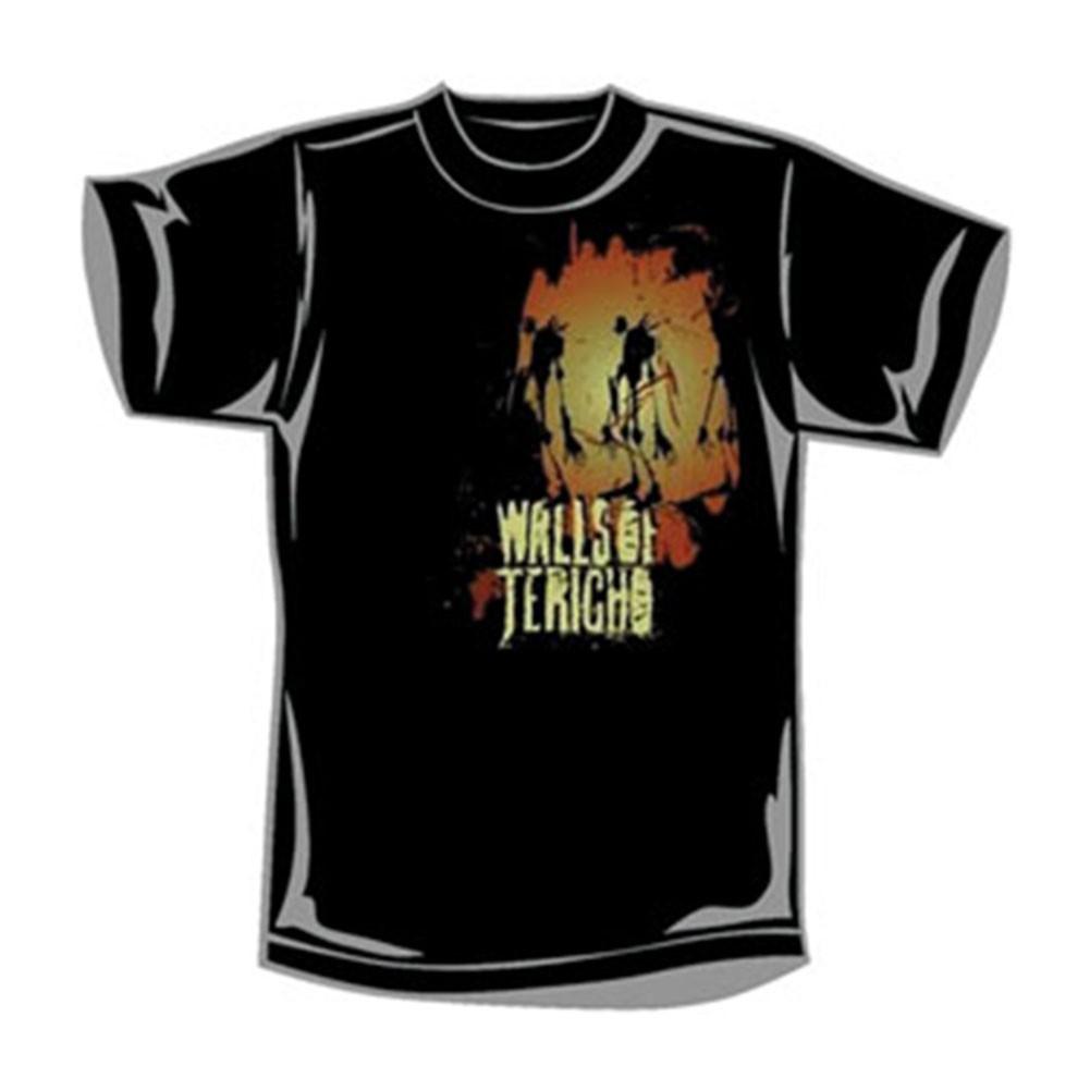 Boys  Walls Of Jericho T-Shirt Mens Womens Tees Top Youth  Black M