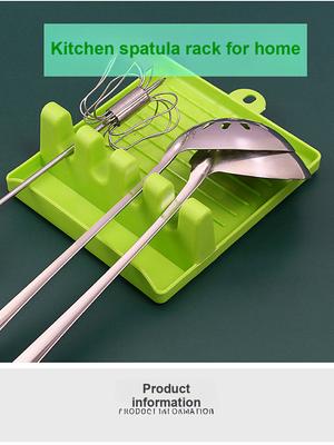 5 Pcs Hot-Selling Household Convenient Pot Lid Rack Oil Draining Tabletop Spoon Rest PP Plastic Pot Scoop Stand