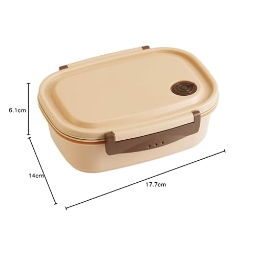 Skater Easy Light Lunch Box L Microwave Safe 720ml Beige Seal Container Storage Container XPM5